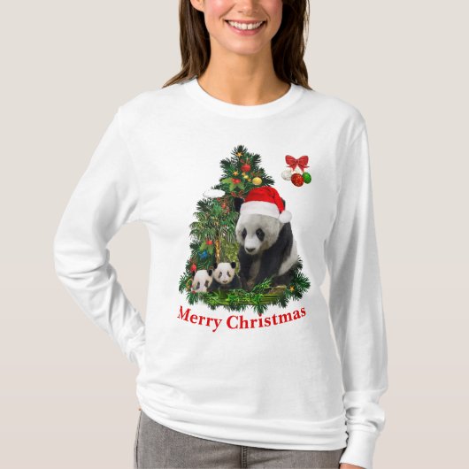 T-shirt animaux de Noël (Devant)