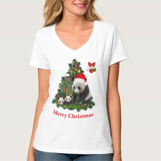T-shirt animaux de Noël (Devant)