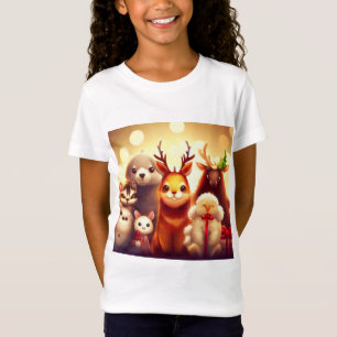 T-Shirt Animaux de Noël 1