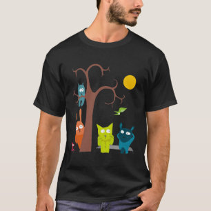 T-shirt Animaux de nuit