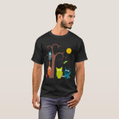 T-shirt Animaux de nuit (Devant entier)