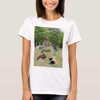 T-shirt animaux de yoga dans le texte du parc 2