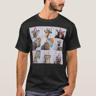 T-shirt Animaux de zoo drôles Safari faune Anniversaire