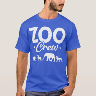 T-shirt Animaux de zoo Ours Guépard Éléphant Famille du zo