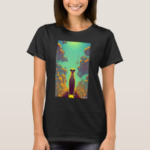 T-shirt Animaux de zoo suricate Nature Animal sauvage Suri
