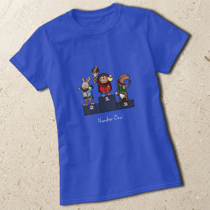 T-shirt Animaux des Bois Numéro Un ! Podium de Cadeau Art