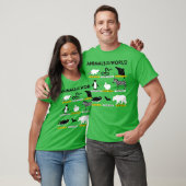 T-shirt ANIMAUX DU MONDE amis (Unisexe)