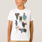 T-shirt Animaux en tant que gardiens de table (Devant)