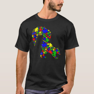 T-shirt Animaux énigme mouffette Sensibilisation à l'auti