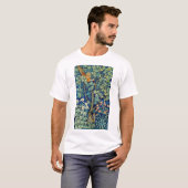 T-shirt Animaux et fleurs, forêt, William Morris (Devant entier)