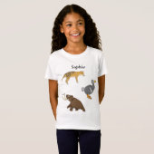 T-Shirt Animaux éteints (Devant entier)