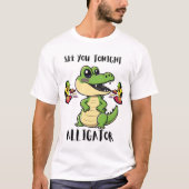 T-shirt Animaux Fête Alligator (Devant)