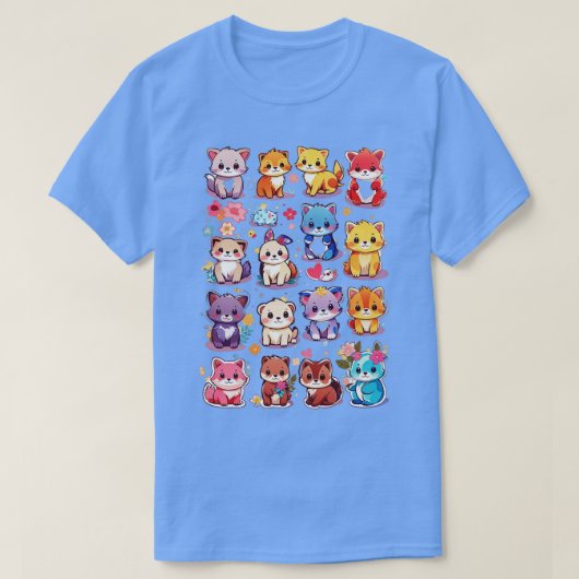 T-shirt animaux mignons (Design devant)
