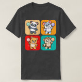 T-shirt Animaux Mignons Avec Lollipops I Candy I Kids I To (Design devant)