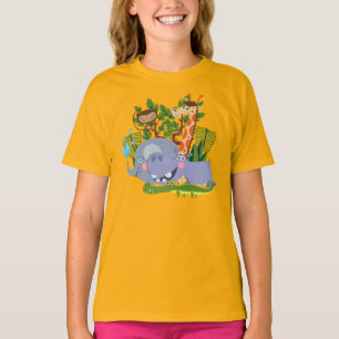 T-shirt Animaux mignons de safari