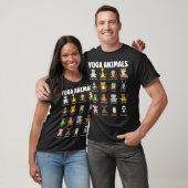 T-shirt Animaux Mignons et Drôles Dans Différentes Positio (Unisexe)