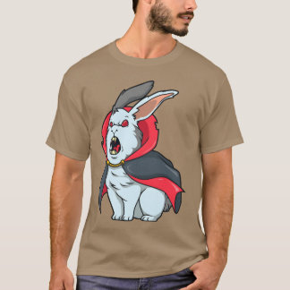 T-shirt Animaux Monstres Lapin Vampire rétro