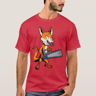 T-shirt Animaux Monstres Tronçonneuse Pour famille