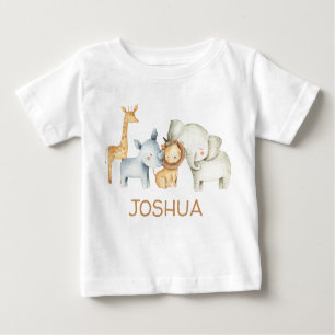 T-shirt Animaux Safari Personnalisés pour les mign
