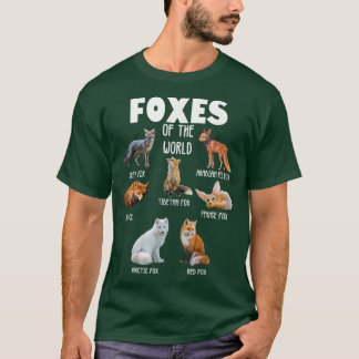 T-shirt Animaux sauvages amusants ennemis du monde de l'am