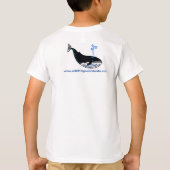 T-shirt Animaux sauvages - BALEINE Bleue - Graphique anima (Dos)