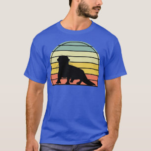 T-shirt Animaux sauvages Cadeau Zoo Keeper Retro Otter