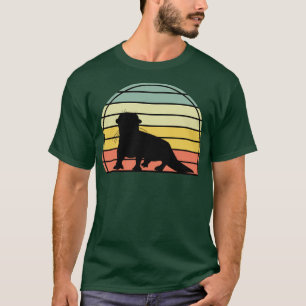 T-shirt Animaux sauvages Cadeau Zoo Keeper Retro Otter