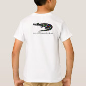 T-shirt Animaux sauvages - Crocodile -USA - Faune (Dos)