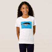 T-Shirt Animaux sauvages - J'aime les baleines à bosse - O (Devant entier)
