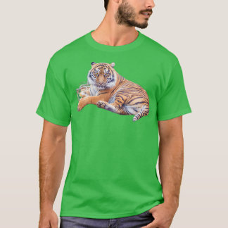 T-shirt animaux tigres nature