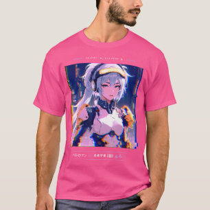 T-shirt Anime 8 bits japonais Cyberpunk Streetwear Art Tok