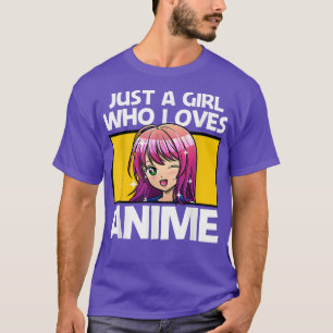 T-shirt Anime Art Pour Femmes Ados Filles Anime Merch Girl
