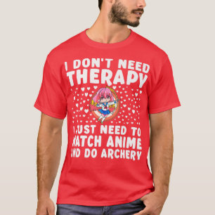 T-shirt Anime Art pour filles Ados Archer Archer Merch Arc