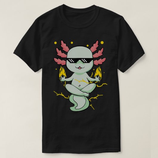 T-shirt Anime Axolotl Waifu Who Love Anime Ramen And Sketc (Design devant)