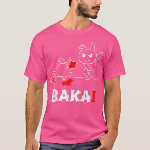 T-shirt Anime Baka japonais Manga drôle Graphisme mignon R