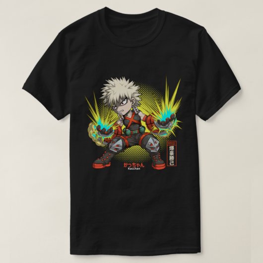 T-shirt Anime Bakugo Kacchan (Design devant)