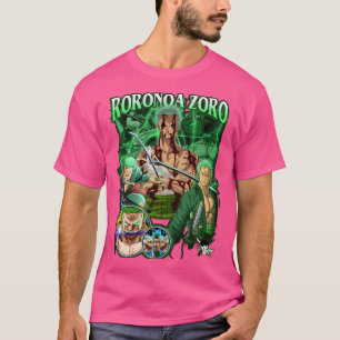 T-shirt Anime Bootleg Vintage - Zoro