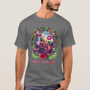 T-shirt Anime Christmas : AI Elves & Gears of Joy!