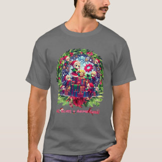 T-shirt Anime Christmas : AI Elves & Gears of Joy!
