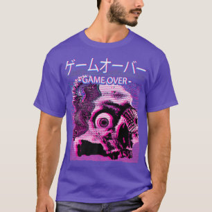 T-shirt Anime Crazy Harajuku Otaku Skeleton Alt 