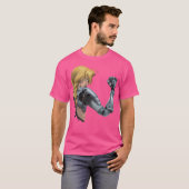 T-shirt Anime Design Metal (Devant entier)