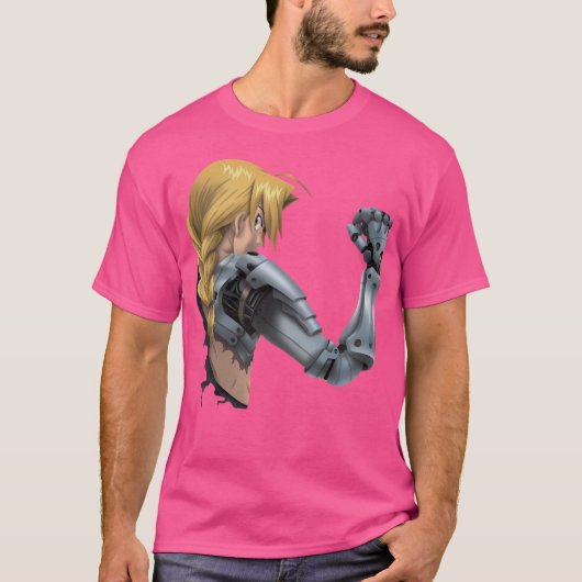 T-shirt Anime Design Metal (Devant)
