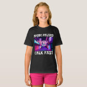 T-shirt Anime en pause Parle vite (Devant entier)