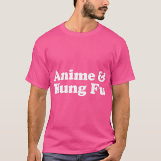 T-shirt Anime Et Kung Fu Kawaii