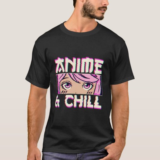 T-shirt Anime Et Refroidissement (Devant)