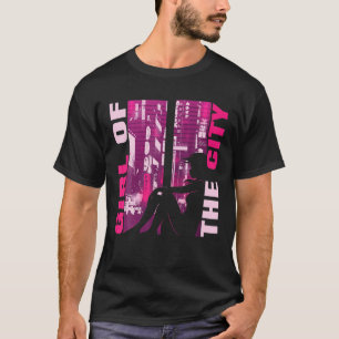 T-shirt Anime. Fille De La Ville.