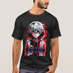 T-shirt Anime Fury : Conception d'un jeune homme en colère