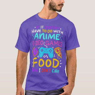 T-shirt Anime Gamer Jeux Vidéo Jeu cadeau