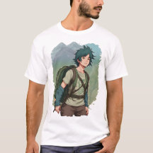 T-Shirt Anime Garçon Randonneur Aventure de Montag