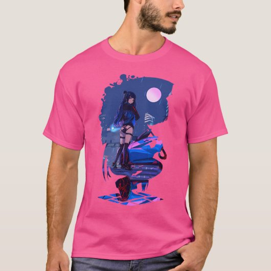 T-shirt Anime Girl (Devant)